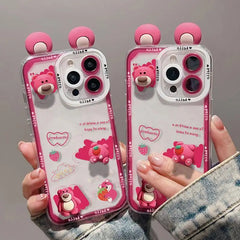 Panda Frog Lotso Silicone Case for iPhone