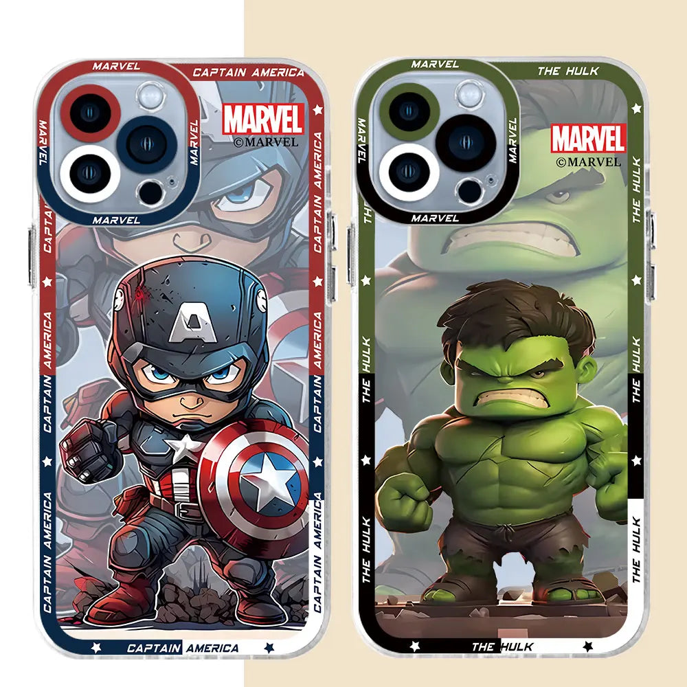 Marvel Iron Man & Spider-Man Phone Case for iPhone