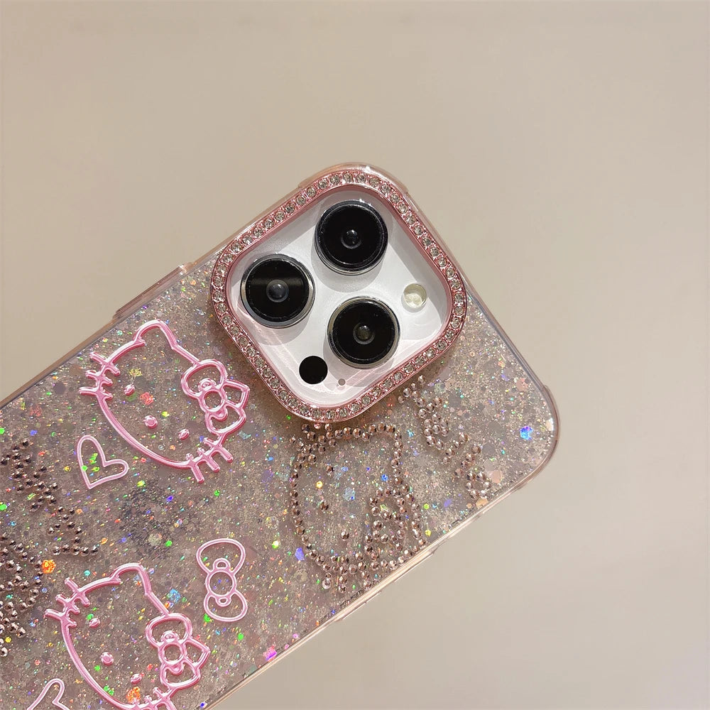 Glitter Bow Phone Case
