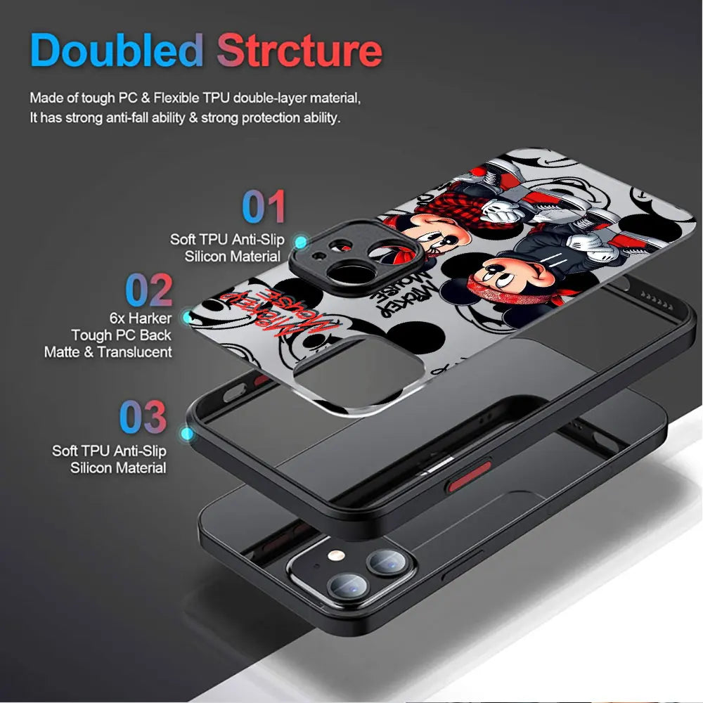 Disney Mickey & Minnie Matte iPhone Case