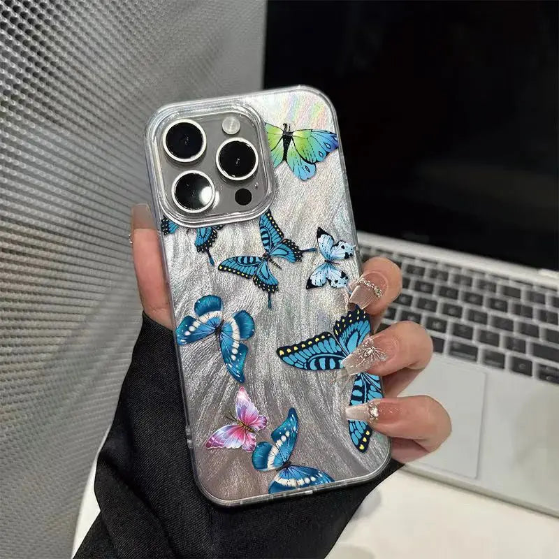 Butterfly Pattern Phone Case for iPhone