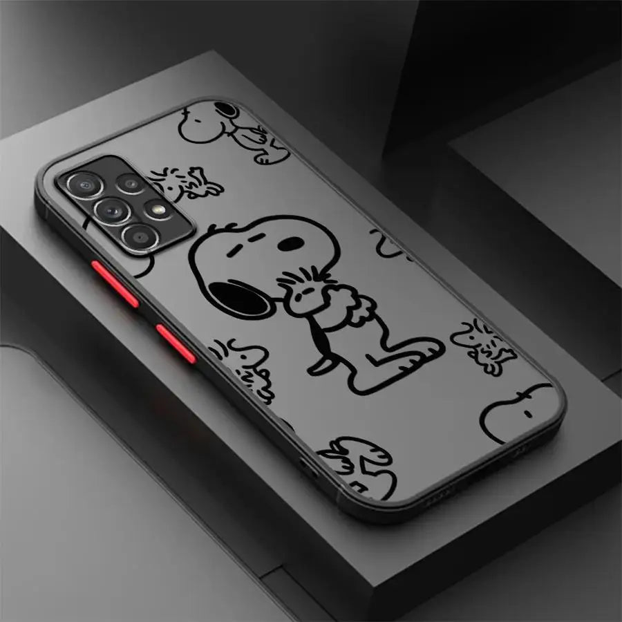 Snoopy Astronaut Cartoon Case for Samsung Galaxy