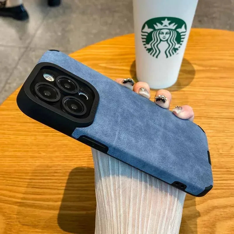 Fur Leather Phone Case