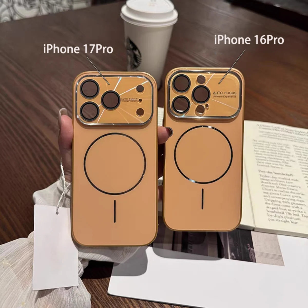 Magnetic Plating Camera Protect Phone Case