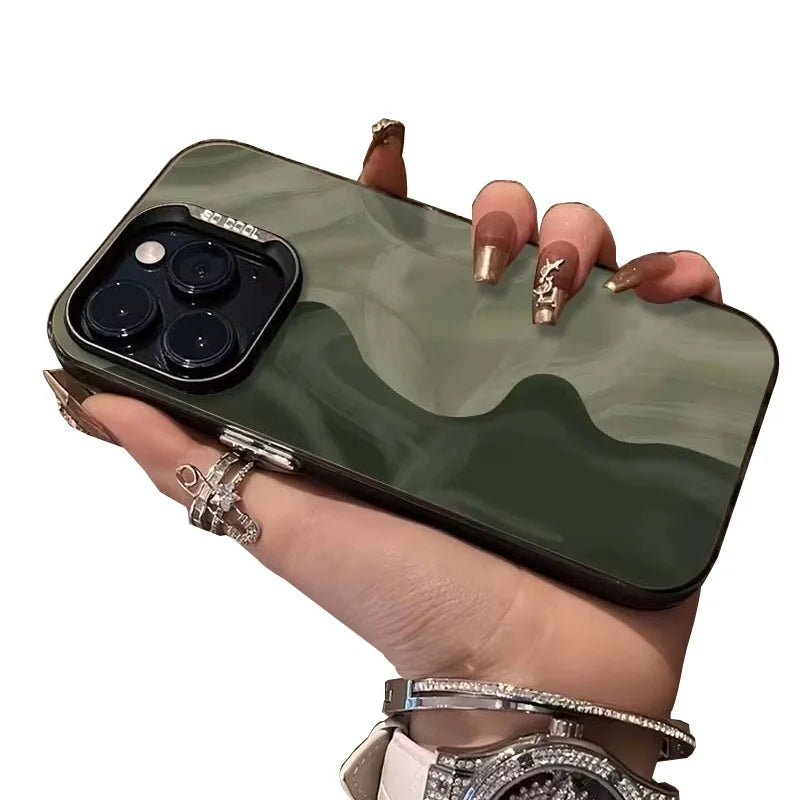 Green Frosted Phone Case