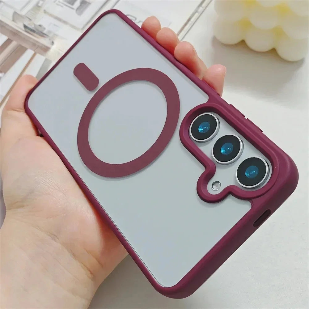 Frosted MagSafe Case for Samsung