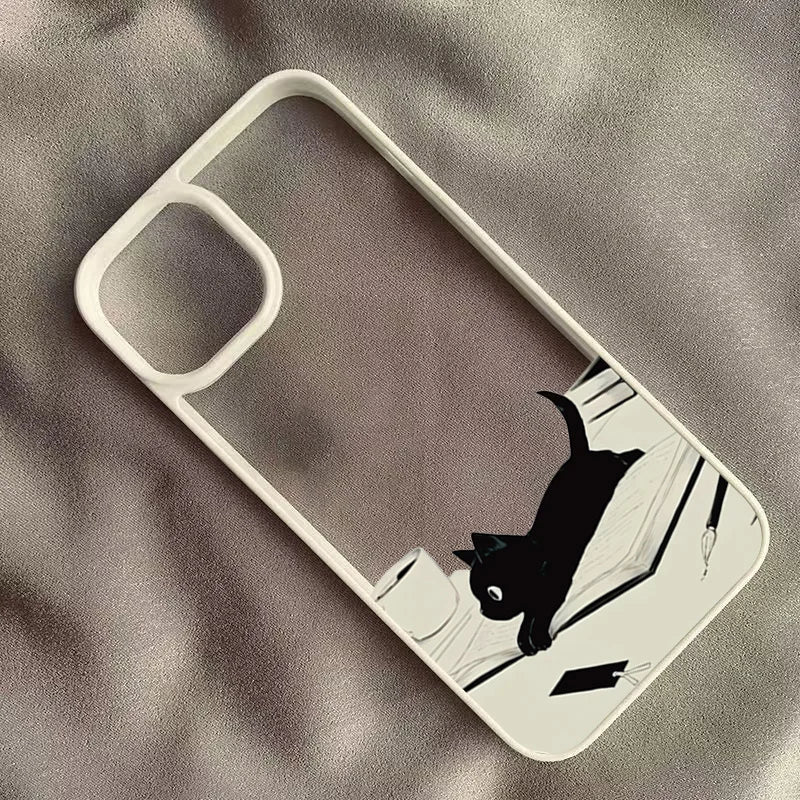 Black Cat Clear Case for iPhone