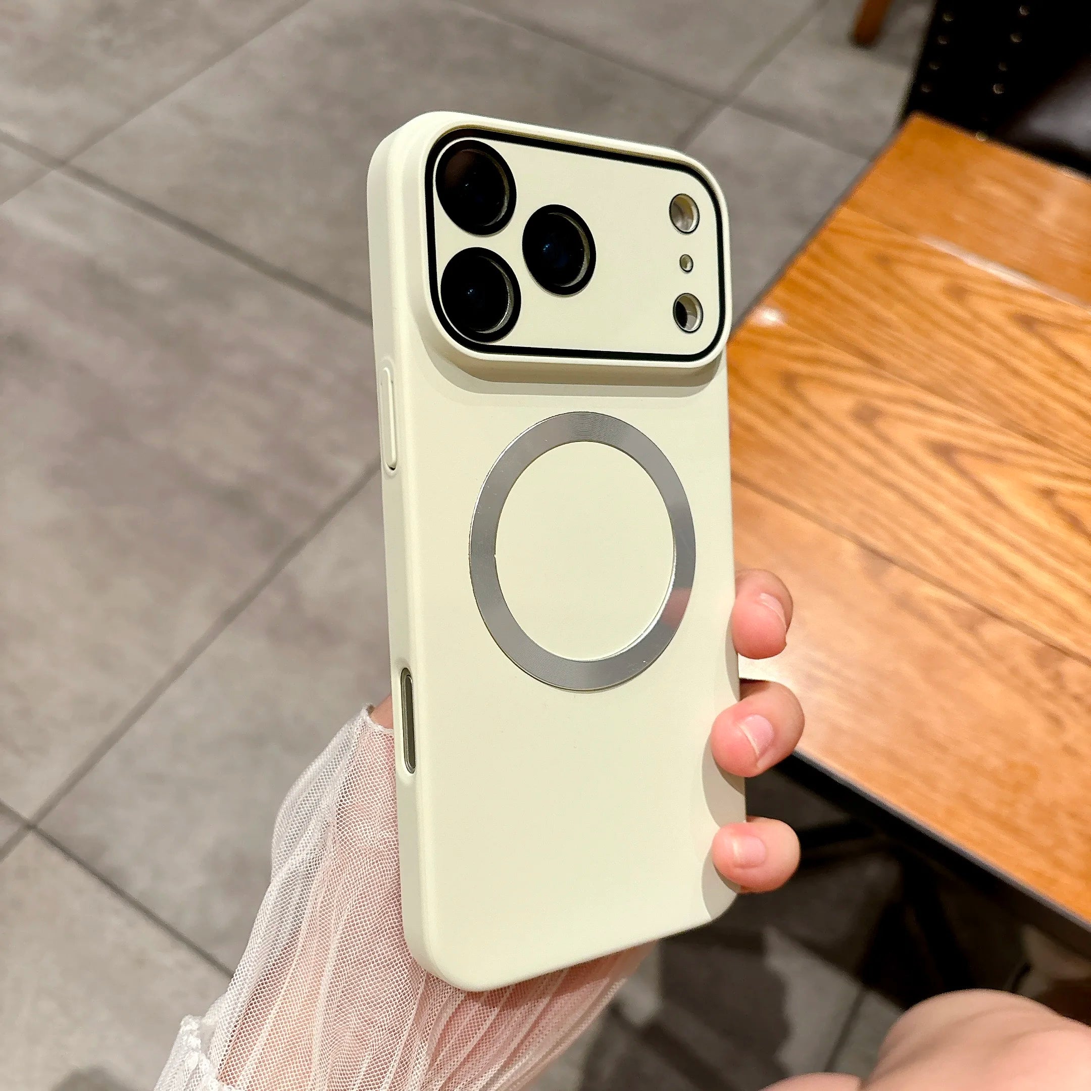 Glass Lens Protect Magnetic Phone Case