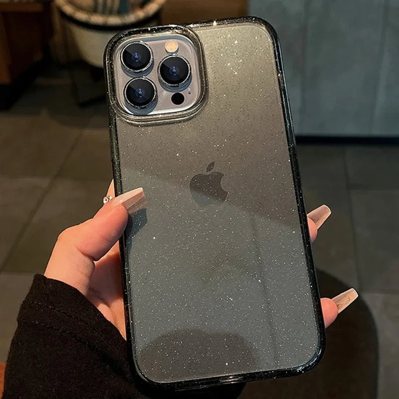 Glitter Bumper Clear Case for iPhone