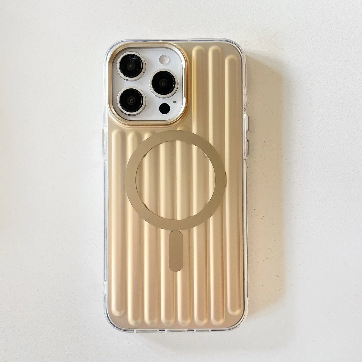 3D Corrugated Stripe Magnetic Phone Case