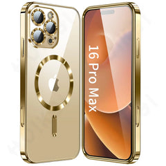 Magnetic Plating Frame Case for iPhone