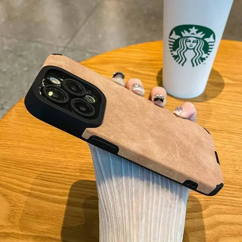 Fur Leather Phone Case