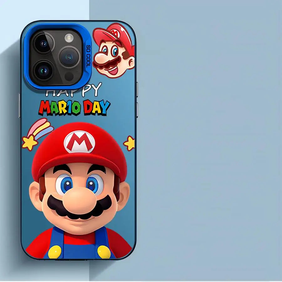 Supers M-Marios Cartoon Phone Case for iPhone