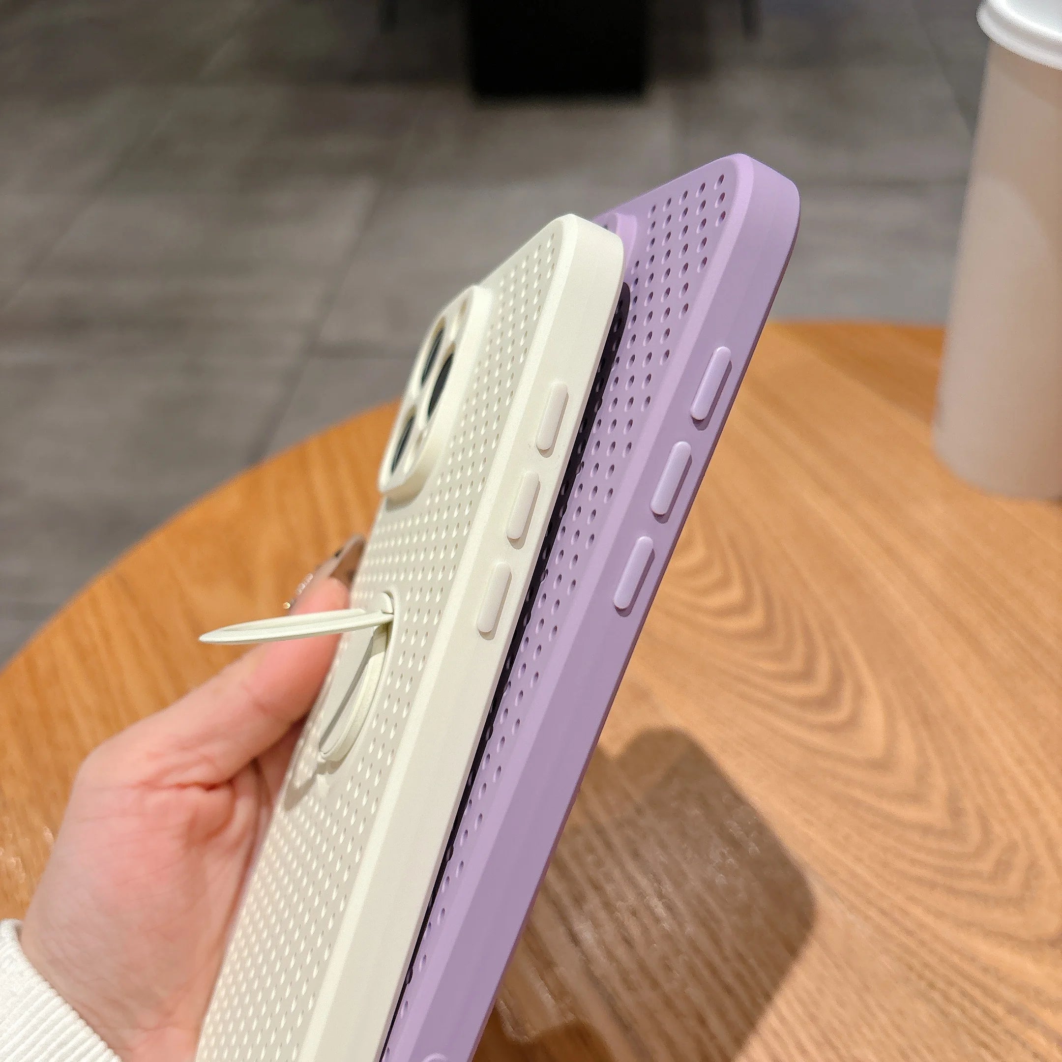 Heat Dissipation Ring Holder Phone Case