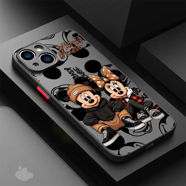 Disney Mickey & Minnie Matte iPhone Case
