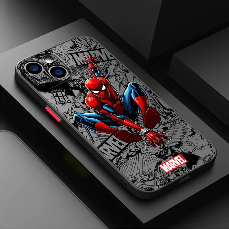 Cartoon Spider-Man iPhone Case