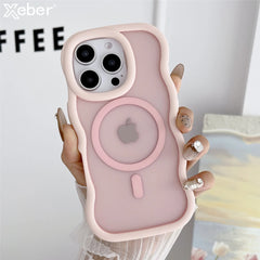 Matte Wave Magnetic Case for iPhone