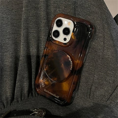 Amber Tortoiseshell Holder Phone Case