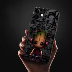 Marvel Deadpool Groot Matte Clear Phone Case