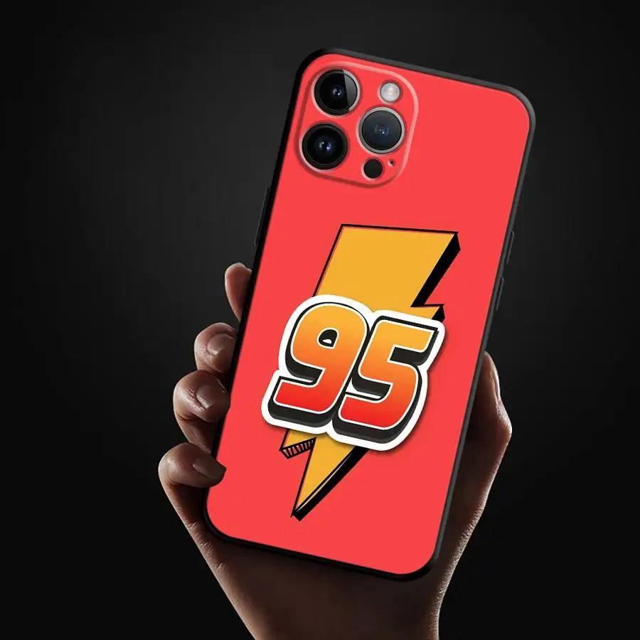 Disney Lightning McQueen Logo Phone Case for iPhone