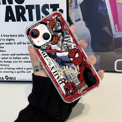 Marvel Spiderman Clear Soft iPhone Case