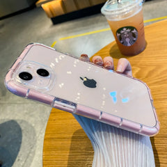 Transparent Shockproof Case with Light for iPhone