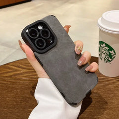 Fur Leather Phone Case