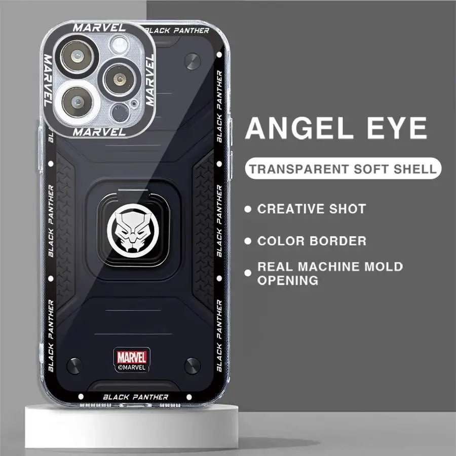 Marvel Iron Man & Spider-Man Logo Phone Case for iPhone