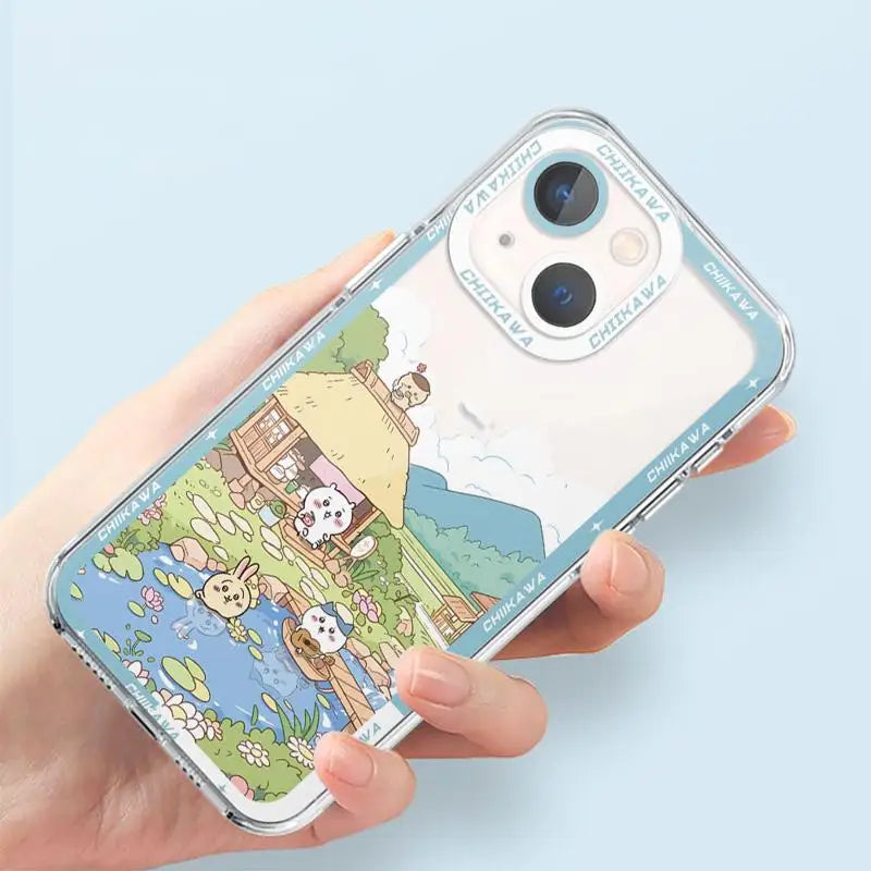 Chiikawa Clear iPhone Case