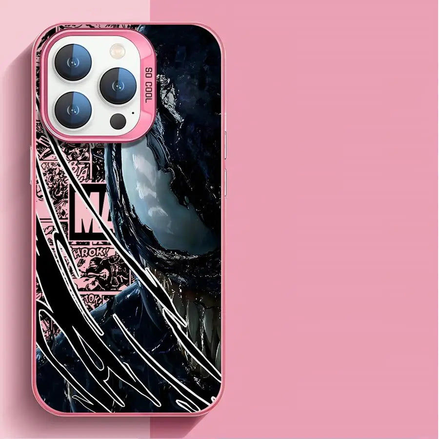 Spider-Man Half Face Soft iPhone Case