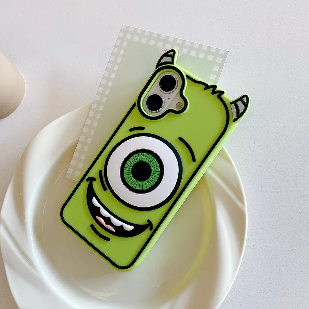 Monsters 3D Silicone Phone Case