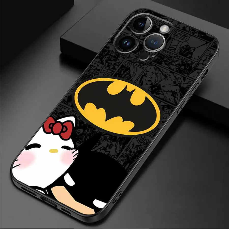 Hello Kitty × Batman iPhone Case