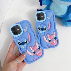Soft Silicone Wave Stitch Case