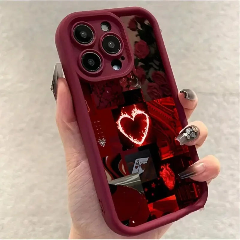 Red Scenery Phone Case for iPhone