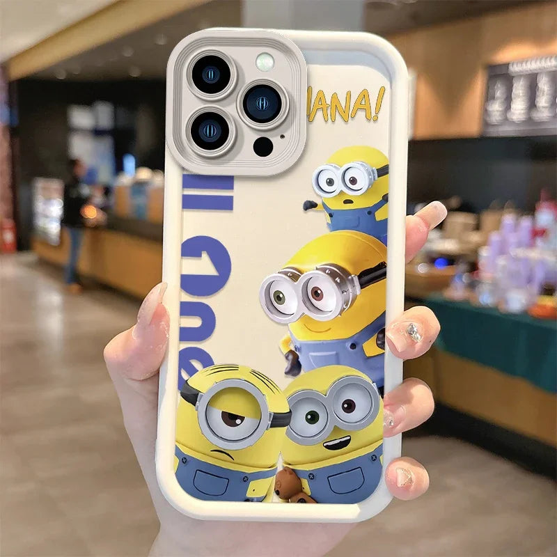 Cute Minions Cartoon iPhone Case