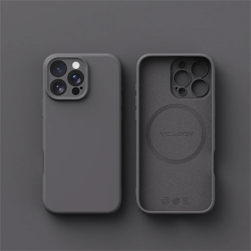 Liquid Silicone Magsafe Phone Case for iPhone