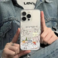 Merry Christmas Snow Phone Case for iPhone