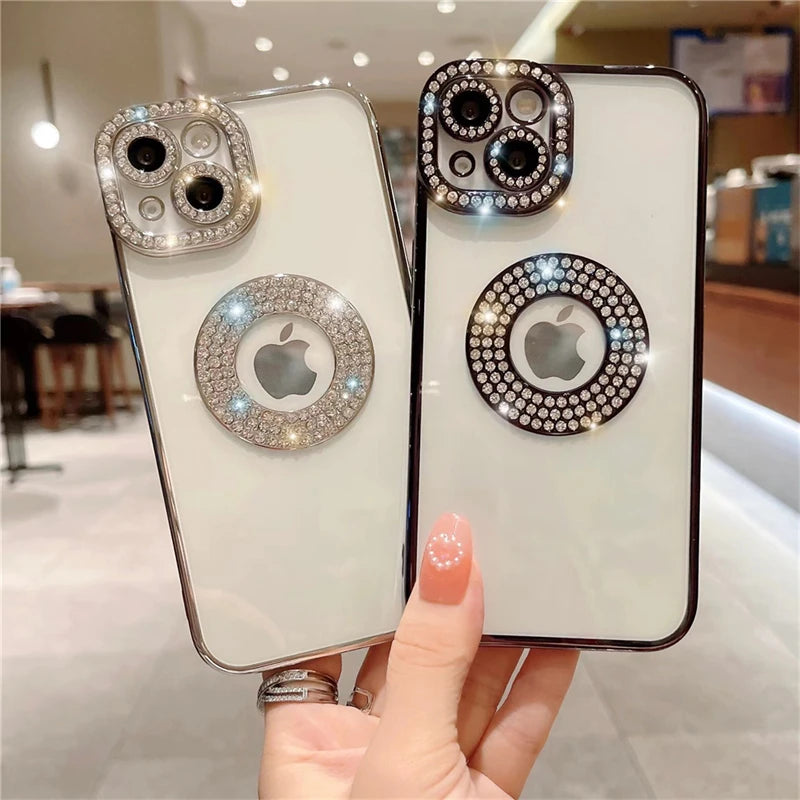 Diamond Glitter Plating Case for iPhone