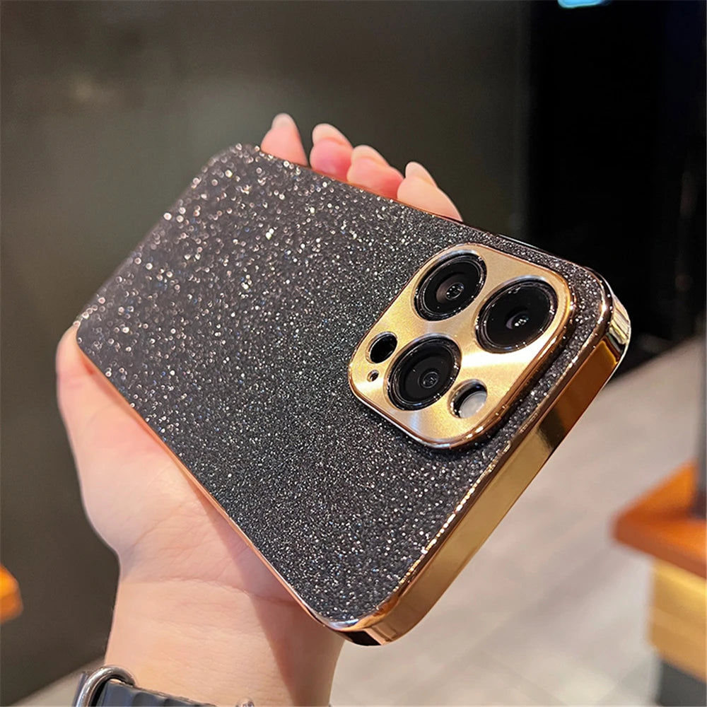 Golden Sparkle iPhone Case