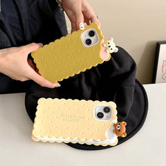 Rilakkuma Bear Sandwich Silicone Case