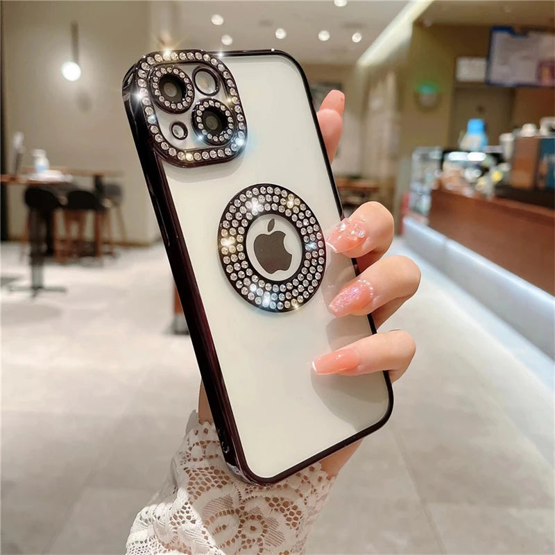 Diamond Glitter Plating Case for iPhone