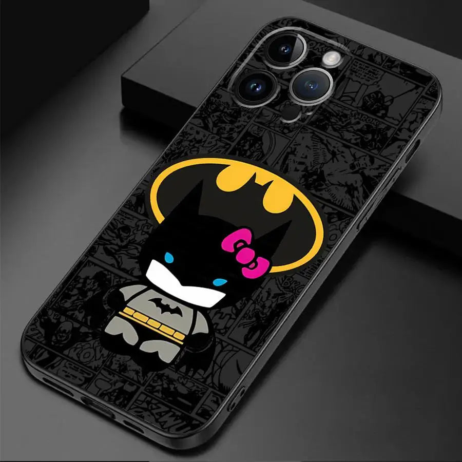 Hello Kitty × Batman iPhone Case