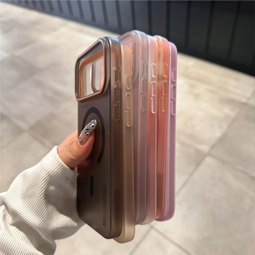 Matte Clear Magnetic Phone Case