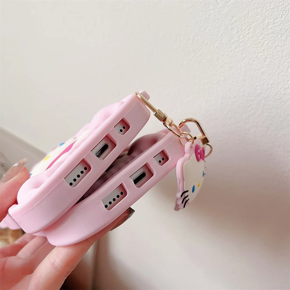 3D Hello Kitty Soft Phone Case