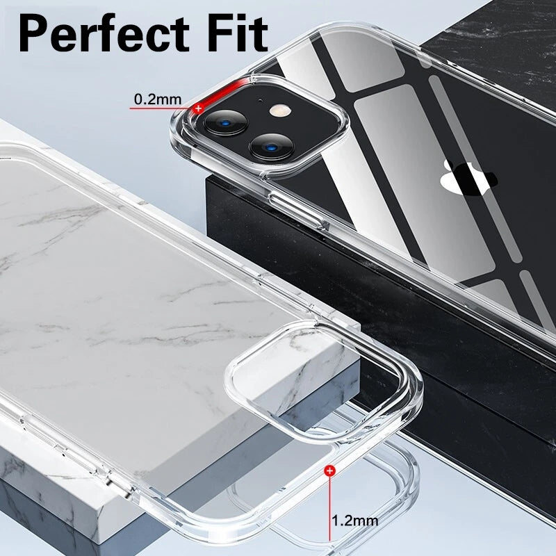 Clear Shockproof Case For iPhone