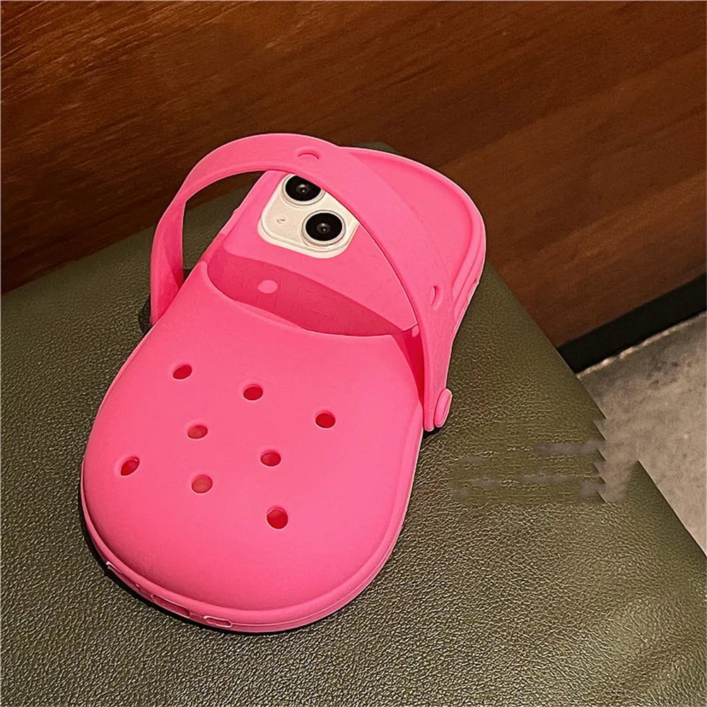 Cute Funny Slipper Design Phone Case for iPhone