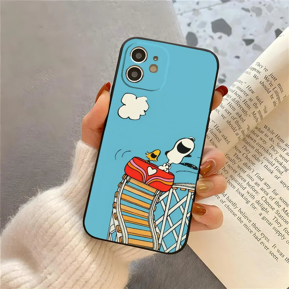 Anime Snoopy Soft Silicone Phone Case