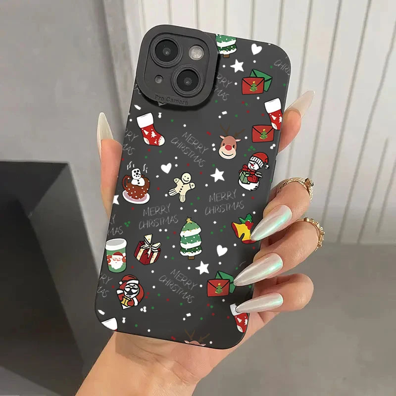 Snowflake Christmas Tree Phone Case