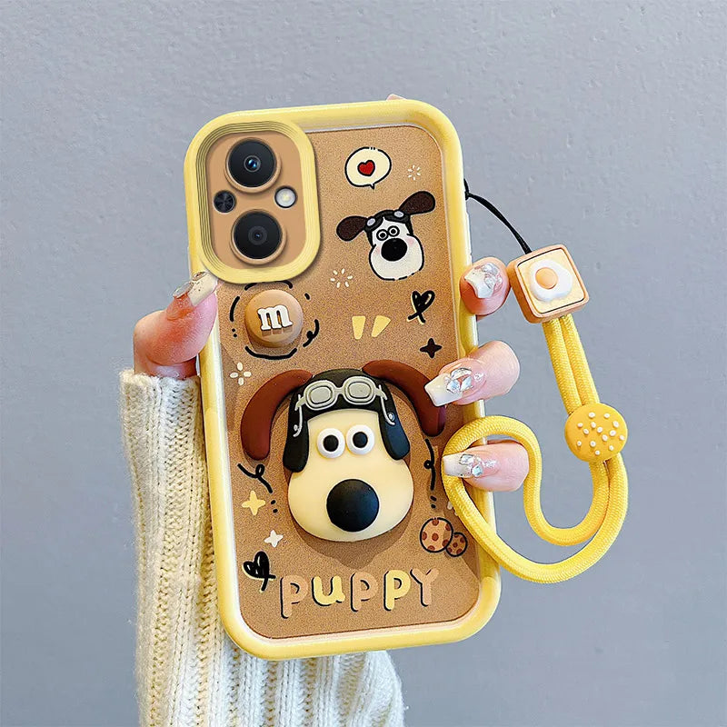 3D Kuromi Case with Strap for iPhone