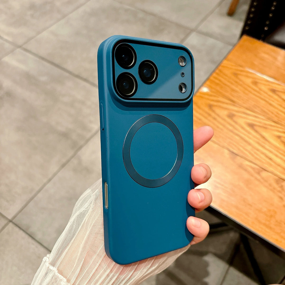 Glass Lens Protect Magnetic Phone Case